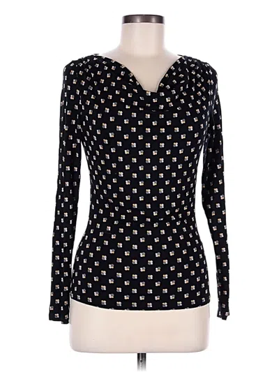 Pre-owned Boden Long Sleeve T-shirt In Black