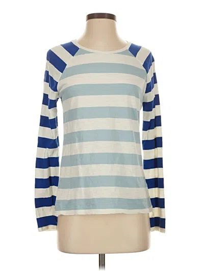 Pre-owned Boden Long Sleeve T-shirt In Blue