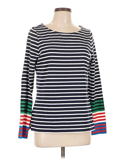 Pre-owned Boden Long Sleeve T-shirt In Blue