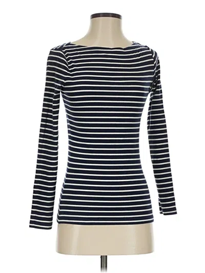Pre-owned Boden Long Sleeve T-shirt In Blue