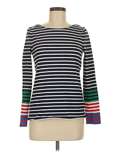 Pre-owned Boden Long Sleeve T-shirt In Blue