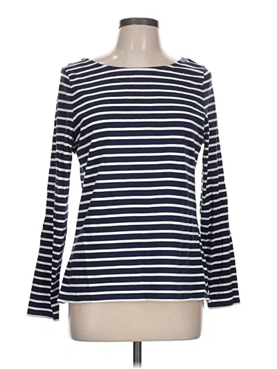 Pre-owned Boden Long Sleeve T-shirt In Blue