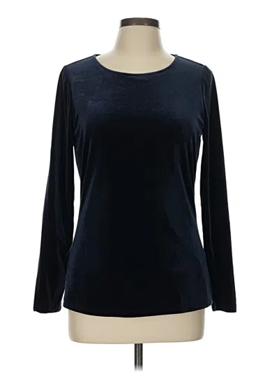 Pre-owned Boden Long Sleeve T-shirt In Blue