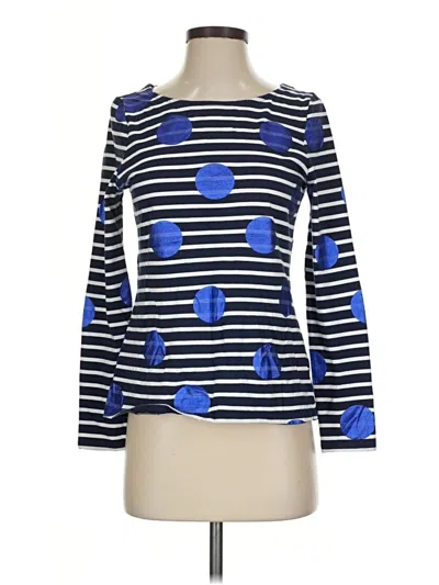 Pre-owned Boden Long Sleeve T-shirt In Blue