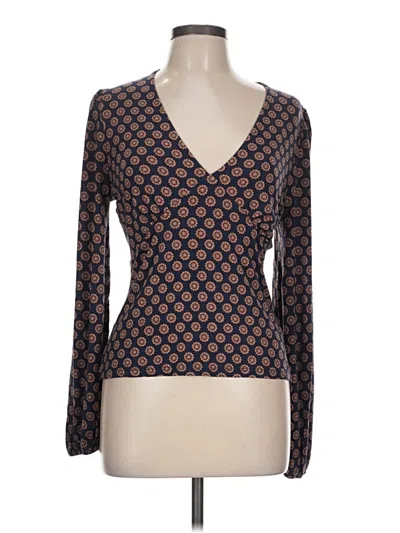 Pre-owned Boden Long Sleeve T-shirt In Brown
