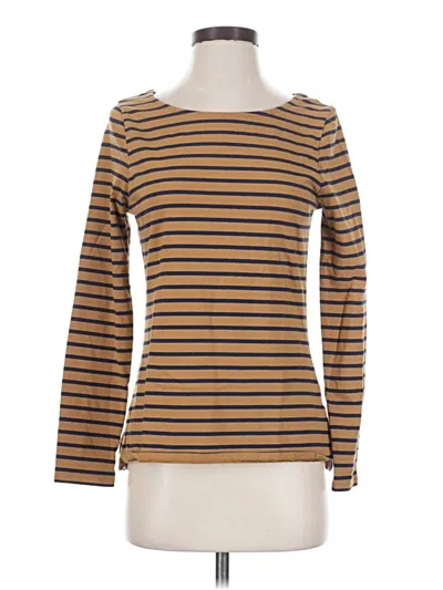 Pre-owned Boden Long Sleeve T-shirt In Brown