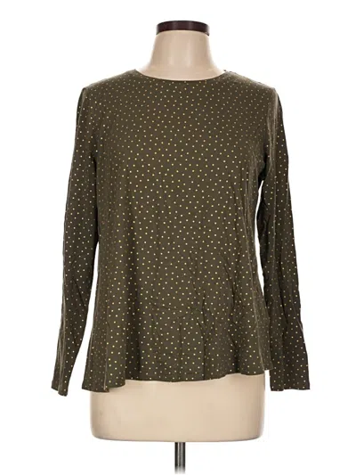 Pre-owned Boden Long Sleeve T-shirt In Brown