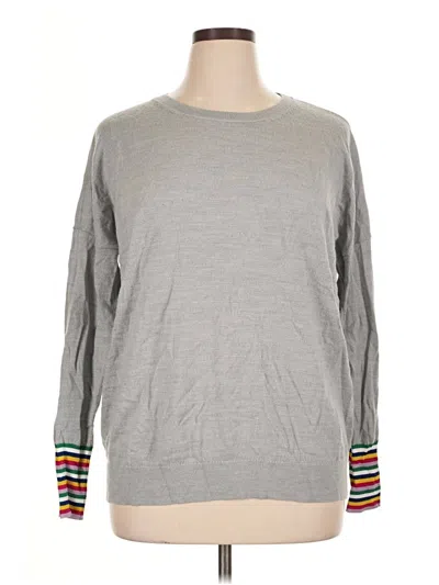 Pre-owned Boden Long Sleeve T-shirt In Gray