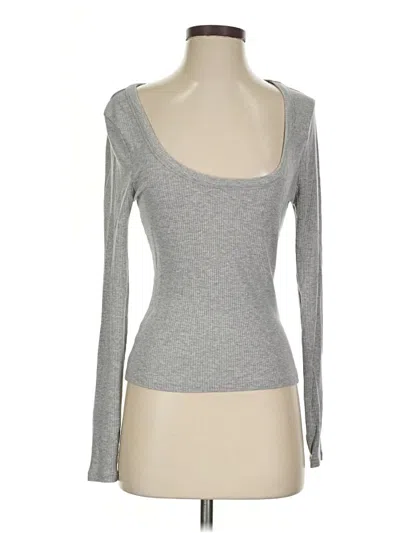 Pre-owned Boden Long Sleeve T-shirt In Gray