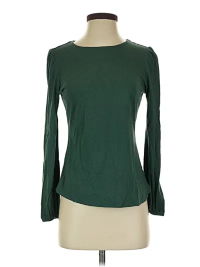 Pre-owned Boden Long Sleeve T-shirt In Green