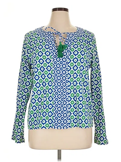 Pre-owned Boden Long Sleeve T-shirt In Green