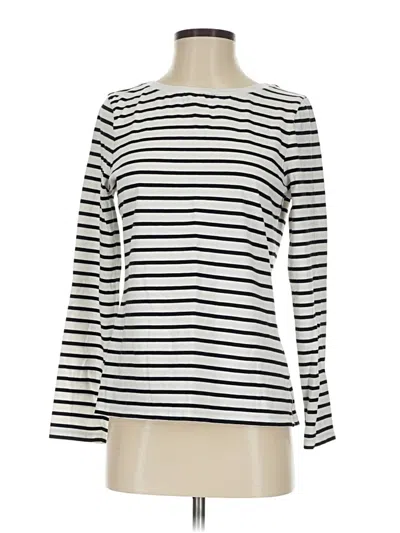 Pre-owned Boden Long Sleeve T-shirt In Ivory