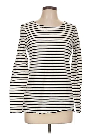 Pre-owned Boden Long Sleeve T-shirt In Ivory