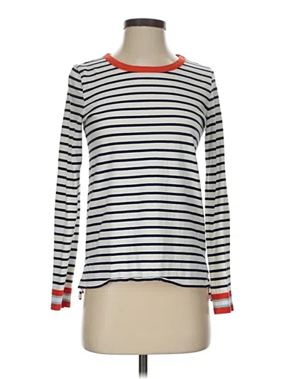 Pre-owned Boden Long Sleeve T-shirt In Ivory