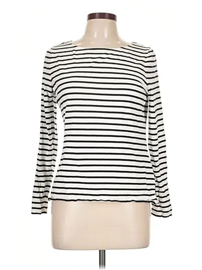 Pre-owned Boden Long Sleeve T-shirt In Ivory