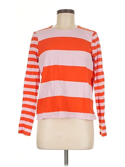 Pre-owned Boden Long Sleeve T-shirt In Orange