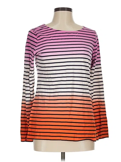 Pre-owned Boden Long Sleeve T-shirt In Orange