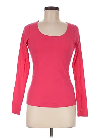 Pre-owned Boden Long Sleeve T-shirt In Pink