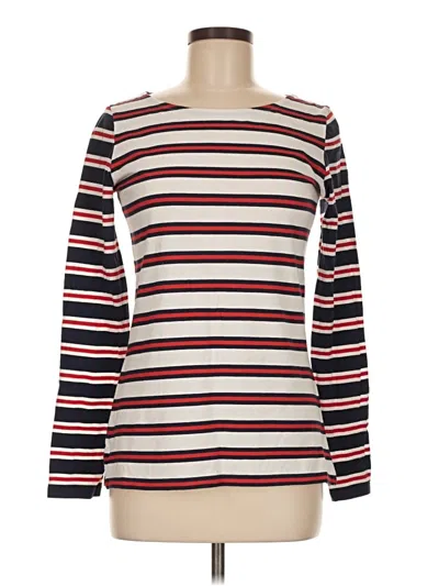 Pre-owned Boden Long Sleeve T-shirt In Red