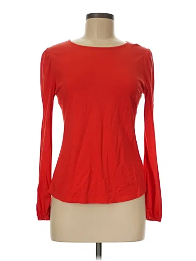 Pre-owned Boden Long Sleeve T-shirt In Red