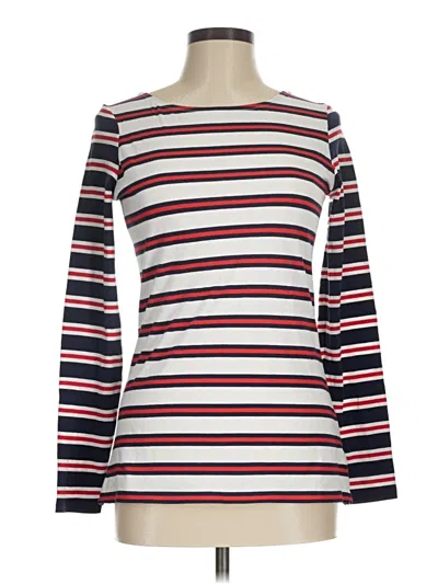 Pre-owned Boden Long Sleeve T-shirt In Red