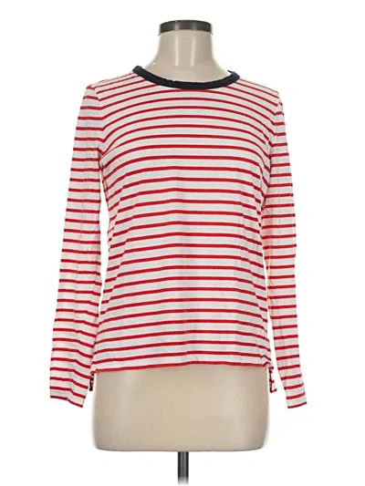 Pre-owned Boden Long Sleeve T-shirt In Red
