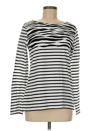 Pre-owned Boden Long Sleeve T-shirt In Silver