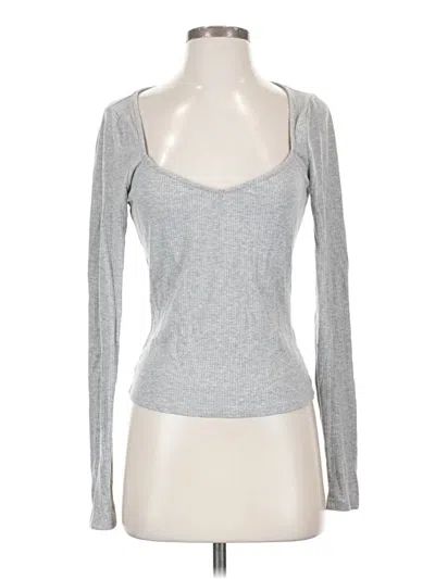 Pre-owned Boden Long Sleeve T-shirt In Silver