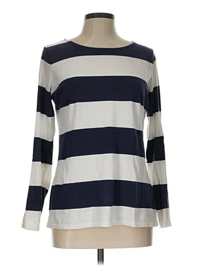 Pre-owned Boden Long Sleeve T-shirt In Silver