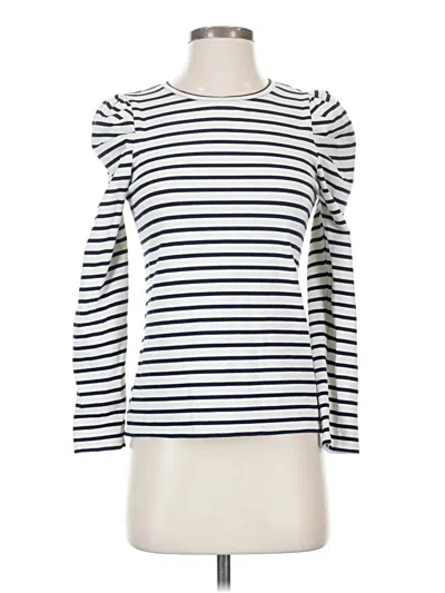 Pre-owned Boden Long Sleeve T-shirt In White