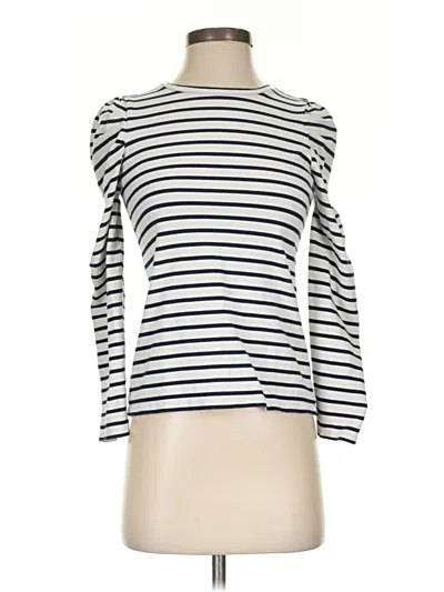 Pre-owned Boden Long Sleeve T-shirt In White