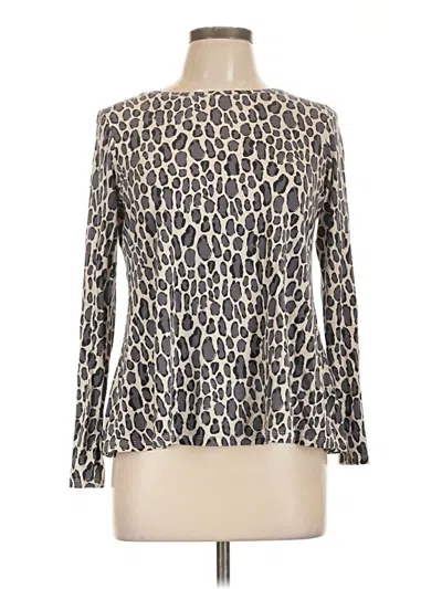 Pre-owned Boden Long Sleeve T-shirt In White