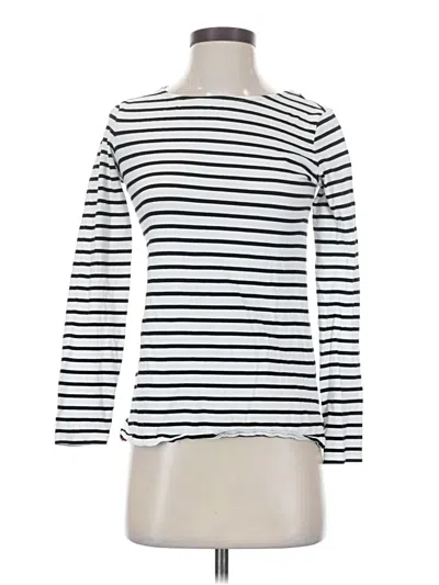 Pre-owned Boden Long Sleeve T-shirt In White