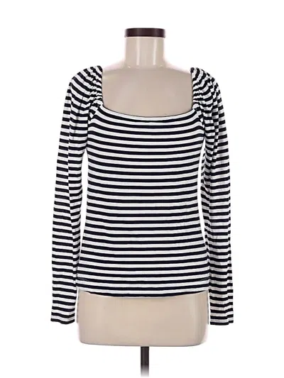Pre-owned Boden Long Sleeve T-shirt In White