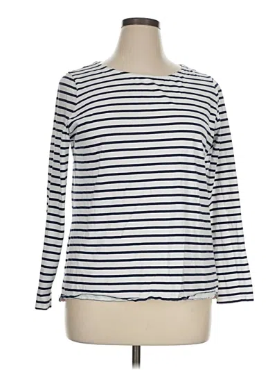 Pre-owned Boden Long Sleeve T-shirt In White