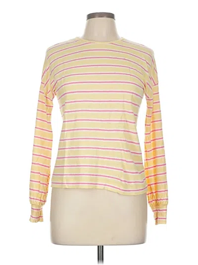 Pre-owned Boden Long Sleeve T-shirt In Yellow