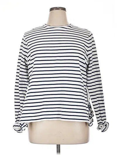Pre-owned Boden Long Sleeve Turtleneck In White