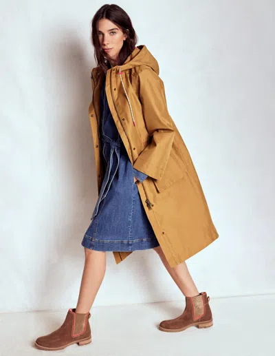 Boden Lange Regenjacke-haselnussbraun In Brown