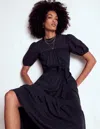 Boden Lorelei Broderie Jersey Dress Navy Women  In Navy