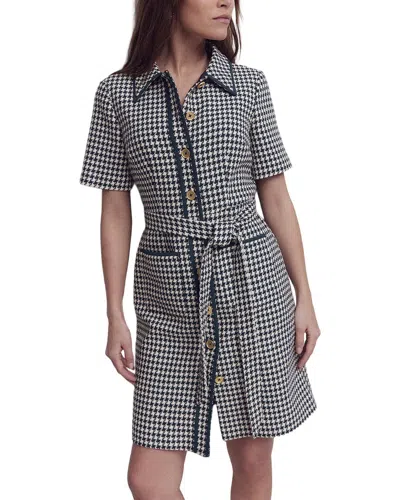 Boden Loren Trim Short Dress In Blue