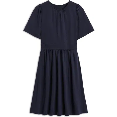 Boden Louisa Cotton Blend Jersey Dress In Blue