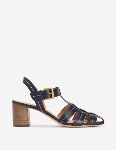 Boden Low Block Fisherman Sandals-navy Female  In Blue