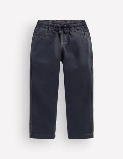 Boden Kids' Lässige Hose Mit Geradem Bein | Grösse 164 In Blue