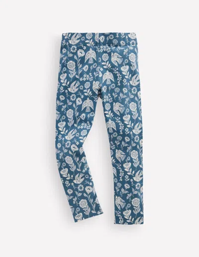 Boden Kids' Lustige Leggings In Blau | Grösse 98 In Blue