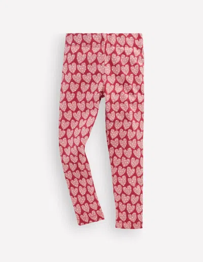 Boden Kids' Lustige Leggings In Rot | Grösse 98 In Red
