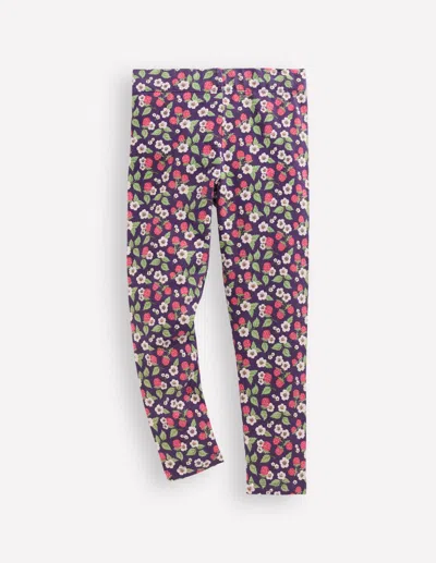 Boden Kids' Lustige Leggings-mystisches Violette Vintage-beere In Multi