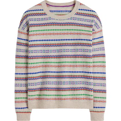 BODEN BODEN LYDIA FAIR ISLE CASHMERE SWEATER
