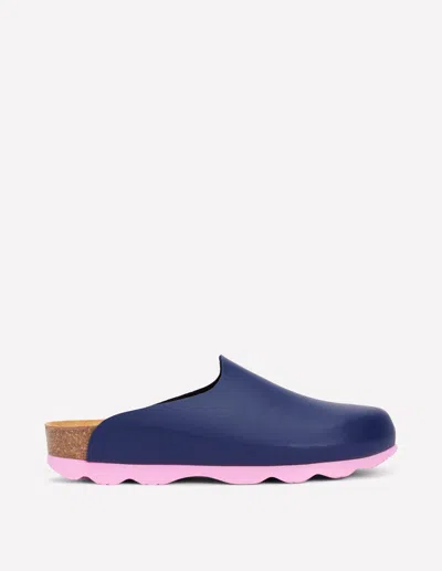 Boden Lyla Clogs In Blockfarben-marineblau/weiches Rosa