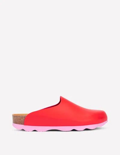 Boden Lyla Colour Block Clogs-post Box Red/soft Pink Female