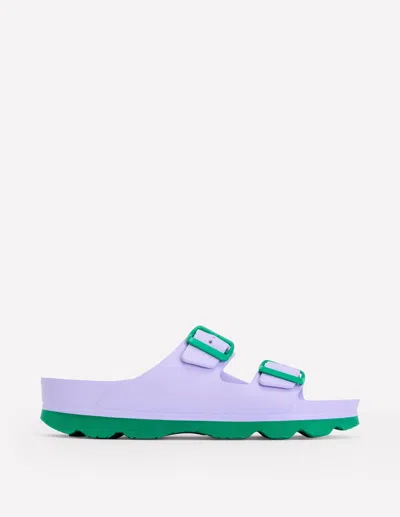 Boden Lyla Double Buckle Sliders-lavender Purple Female